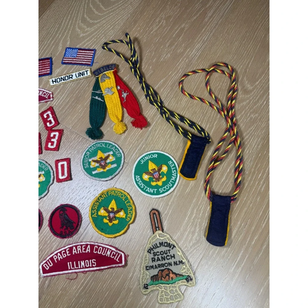 BSA Boy Scouts Philmont DuPage Area Council Patch Lot 1970s Vintage Multi Color - Picture 5 of 8